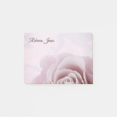 挨りだらけのピンクのバラのパーソナライズなポスト・イット ポストイット (正面)