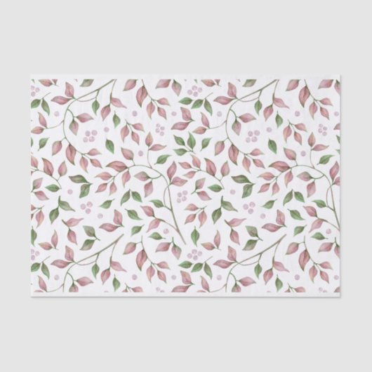 挨りだらけのローズピンクの緑はティッシュペーパーを残します 薄葉紙 (正面)