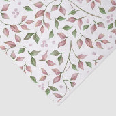 挨りだらけのローズピンクの緑はティッシュペーパーを残します 薄葉紙 (詳細)