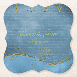 挨りだらけの青いラブレター ペーパーコースター