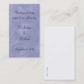 "挨りだらけの青" - 「しおりのバラ 名刺 (正面/裏面)