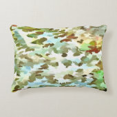 挨りだらけミラーの抽象的なポップアート アクセントクッション (正面)