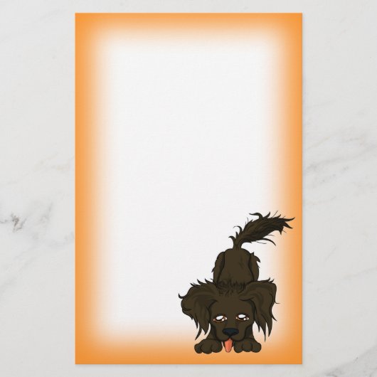 挨りだらけ犬 便箋 (正面)