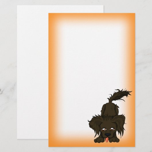 挨りだらけ犬 便箋 (正面/裏面)