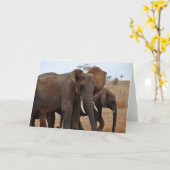 挨拶および挨拶 カード (黄色い花)