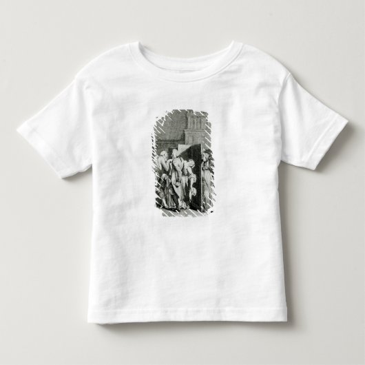 挨拶されたCandide男爵… トドラーTシャツ (正面)