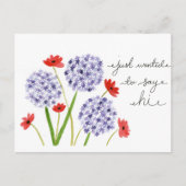 挨拶したかっただけ ポストカード (正面)