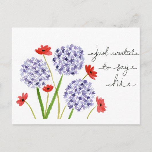 挨拶したかっただけ ポストカード (正面)