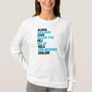 挨拶して下さい Tシャツ