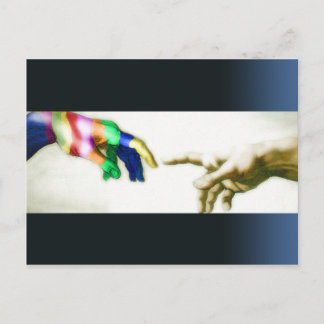 挨拶して ポストカード