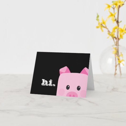 挨拶しろ カード (黄色い花)