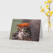 挨拶するちょうど小さいノート! カード (黄色い花)