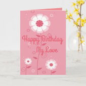 挨拶する美しい表現 カード (黄色い花)