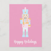 挨拶でキャンディーケーンのくるみ割り ポストカード (正面)