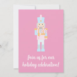 挨拶でキャンディーケーンのくるみ割り 招待状