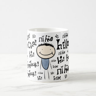 挨拶のマグ コーヒーマグカップ