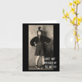 挨拶のメッセージカードwの古い写真 カード (黄色い花)