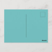 挨拶の下で開花下のEchidna ポストカード (裏面)