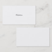 挨拶の名刺 名刺 (正面/裏面)