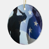 挨拶の旗 セラミックオーナメント (左)