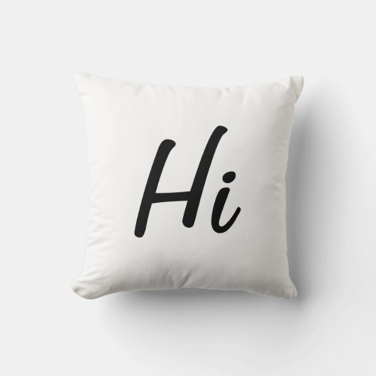 挨拶の枕 クッション (正面)