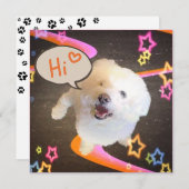 挨拶の誘い 招待状 (正面/裏面)