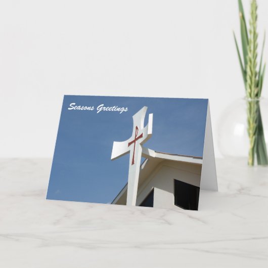 挨拶をする シーズンカード (正面)