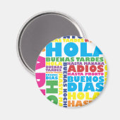 挨拶スペインの マグネット (正面/裏面)