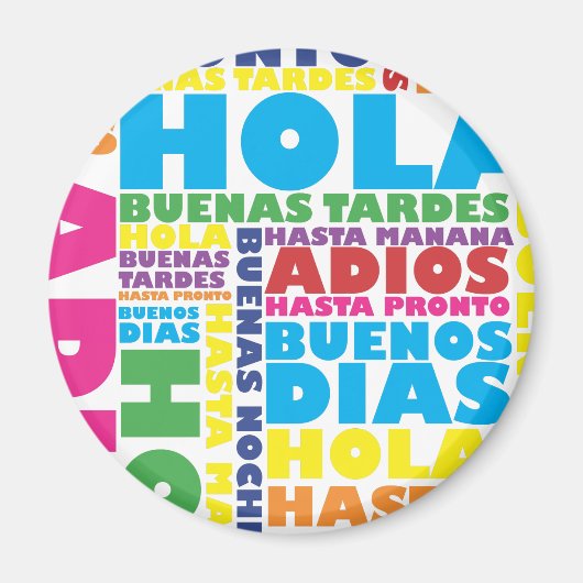 挨拶スペインの マグネット (正面)