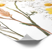 挨拶春誕生日ウェルカムサイン ポスター (角)