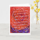 挨拶状に"答えます" カード (黄色い花)