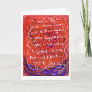 挨拶状に"答えます" カード