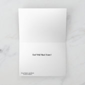 挨拶状のための湖地区のイメージ カード (内部)