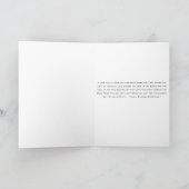 挨拶状のクリスマス シーズンカード (内部)