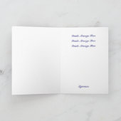 挨拶状のテンプレートちょうどので カード (内部)