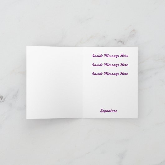 挨拶状のテンプレートのパーティーの泡 カード (内部)