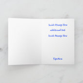 挨拶状のテンプレートの水泳チームイベント カード (内部)