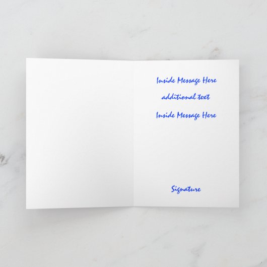 挨拶状のテンプレートの水泳チームイベント カード (内部)