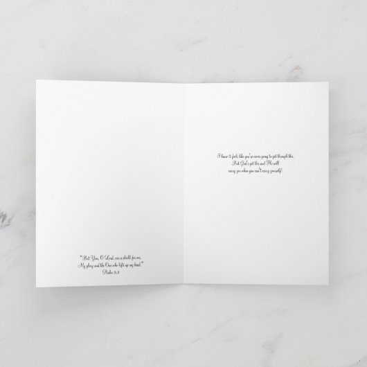 挨拶状の上のあなたの頭部を保って下さい カード (内部)