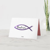 挨拶状の勝利 カード (裏面)