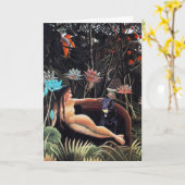 挨拶状の夢 カード (黄色い花)