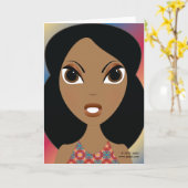 挨拶状の熟視 カード (黄色い花)