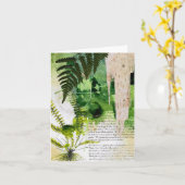 挨拶状の自然のノート カード (黄色い花)