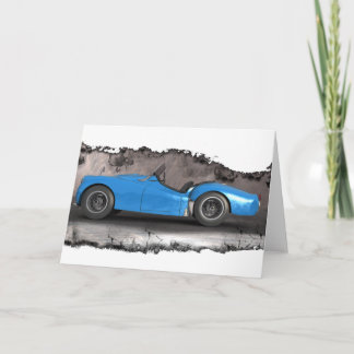 挨拶状のTriumphTr2側 カード