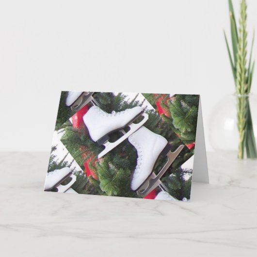 挨拶状はアイススケートします シーズンカード (正面)