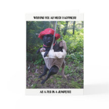 挨拶状をパグで書く