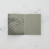 挨拶状を依託している空軍 カード (内部)