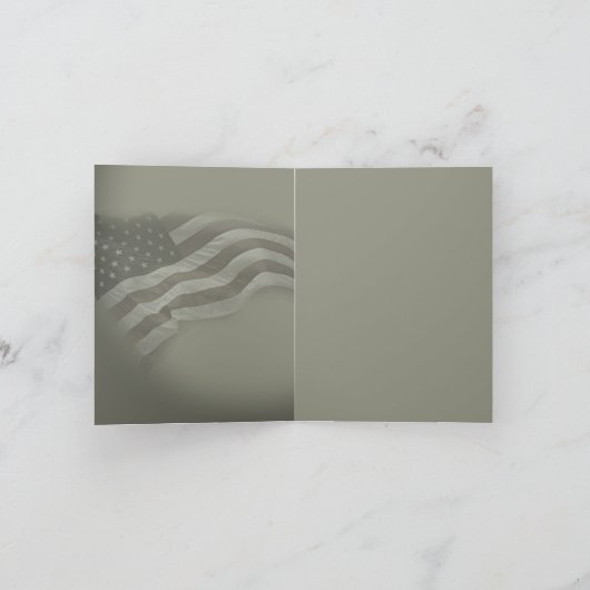 挨拶状を依託している空軍 カード (内部)