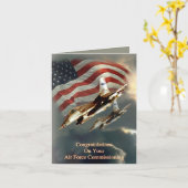 挨拶状を依託している空軍 カード (黄色い花)