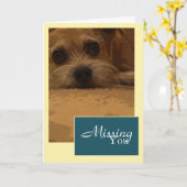 挨拶状を恋しく思います カード (黄色い花)